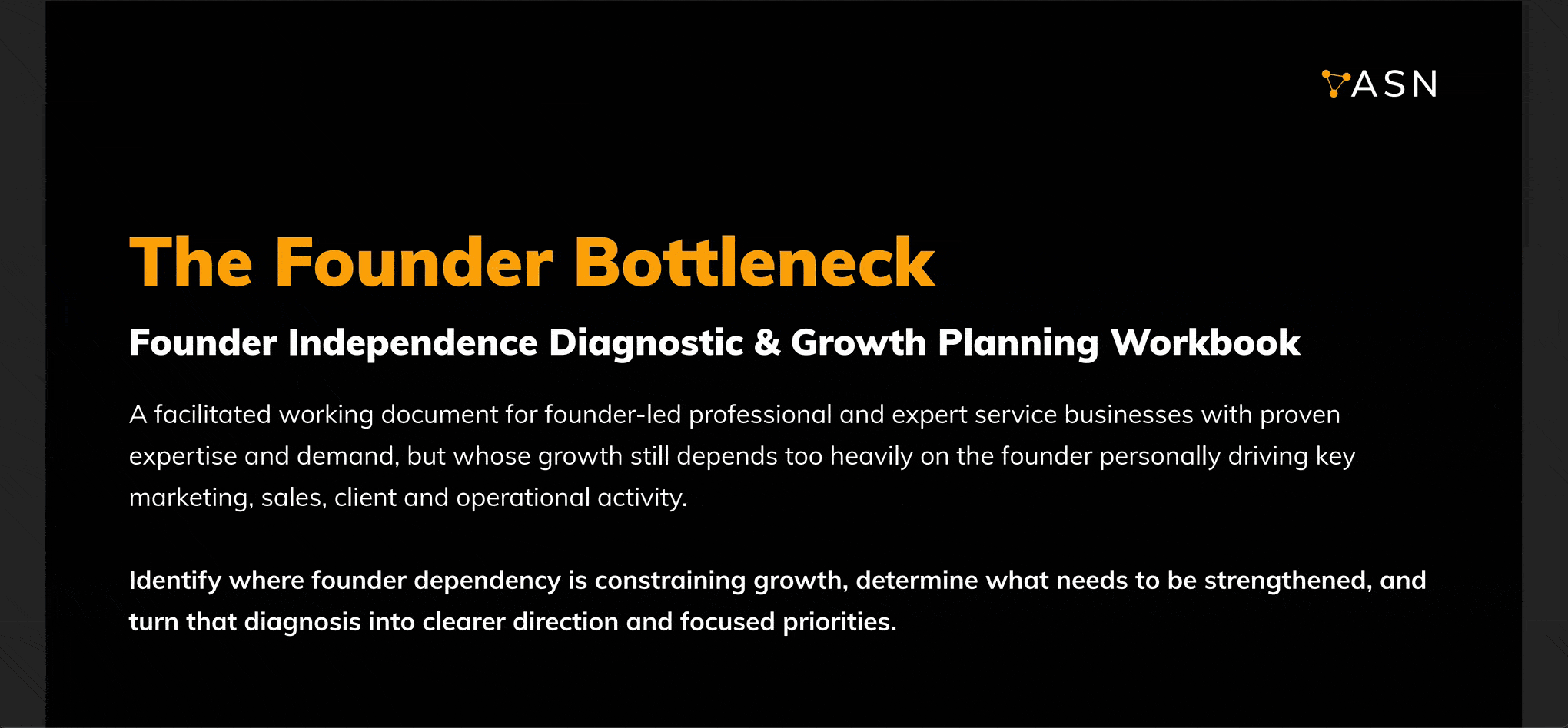 The-Founder-Bottleneck-Workbook-Teaser The-Founder-Bottleneck-Workbook-Teaser