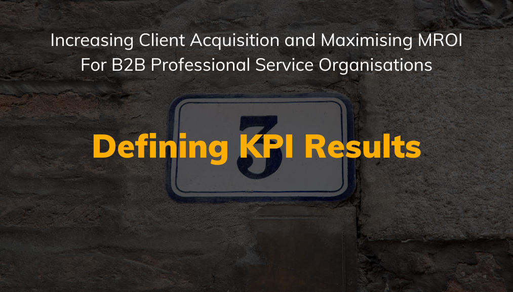 3-Defining KPI Results