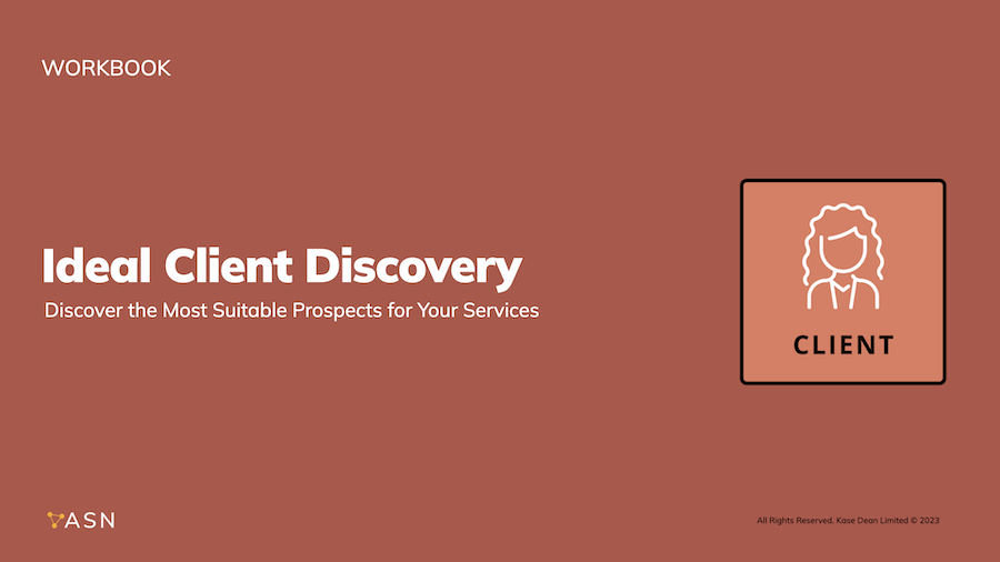 Ideal Client Discovery Workbook Cover